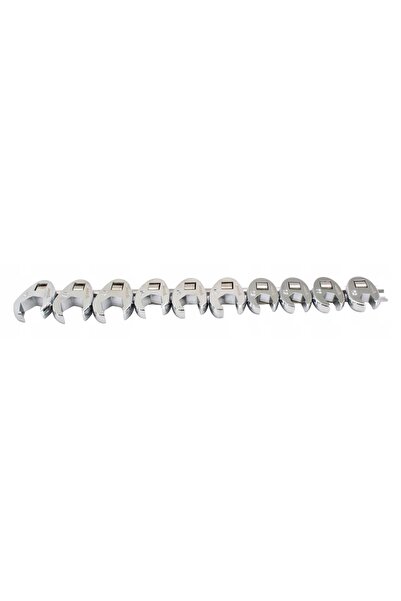 NO BRAND Set de chei fixe 3/8 pe șină 10-19mm 10 bucăți