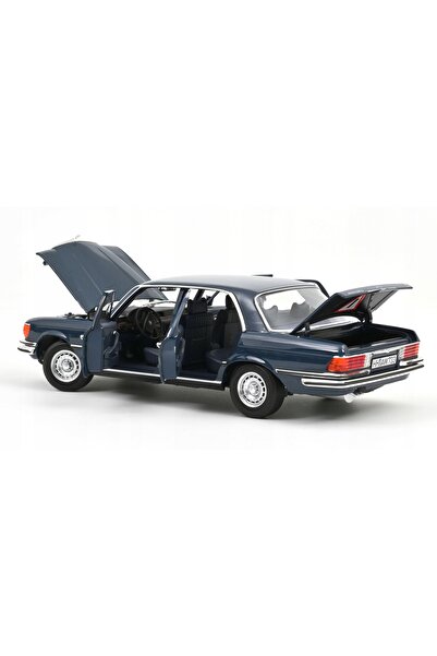 NO BRAND NOREV MERCEDES-BENZ 350 SEL (W116) 1979 Hansa Blue 1:18