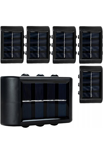 NO BRAND 5x LAMPĂ DE PERETE SOLARĂ CU SENZOR DE AMUZIUNE IP65