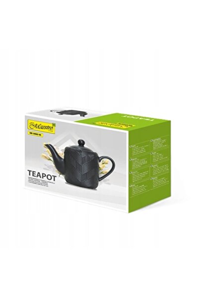 Maestro Infuzor ceramic pentru cafea și ceai, 900 ml, Geometry Black MR-20003-08
