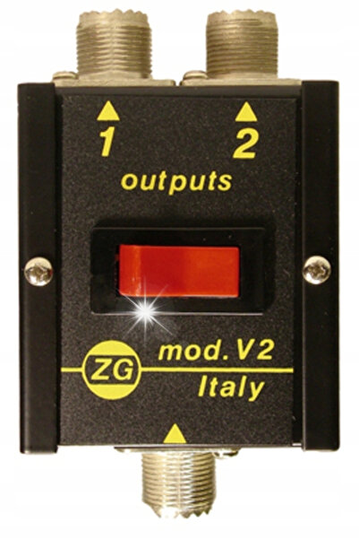 NO BRAND Zetagi V2 Comutator de antenă dual 2x PL