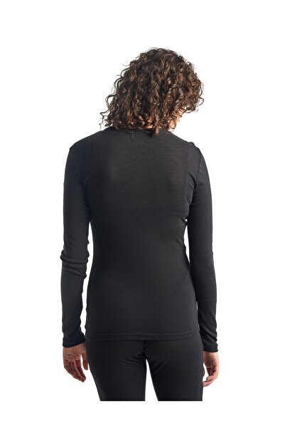 NO BRAND Tricou de damă Icebreaker 175 EVERYDAY LS CREW negru XS