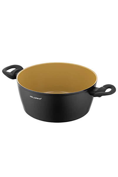NO BRAND Oală cu capac Florina Amwegan 24 cm, 3,6 l, cu strat de acoperire OL...