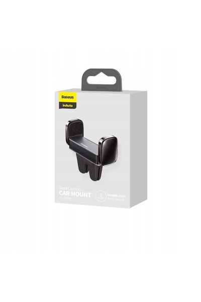 NO BRAND Suport auto pentru telefon Baseus pentru grila de ventilație Negru