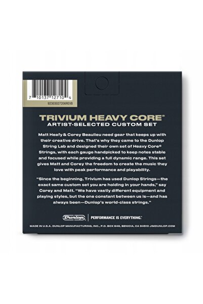 NO BRAND Corzi de chitară electrică TVMN1052 10-52 Signature Trivium Dunlop