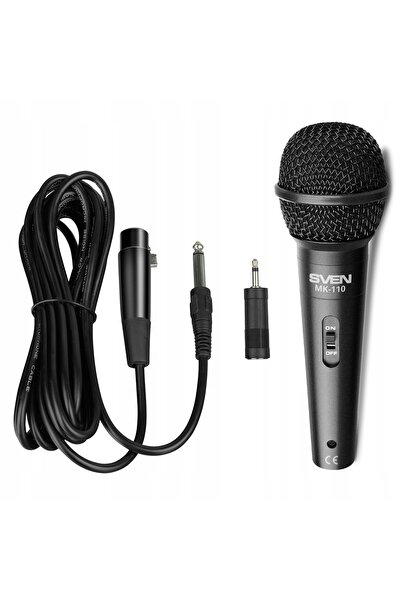 NO BRAND SVEN MK-110 microfon dinamic de karaoke cu mufă mare de 3.5mm și XLR...
