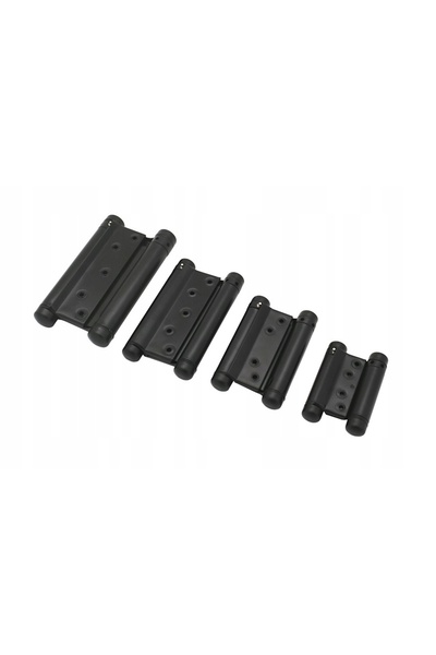 NO BRAND Balamale cu arc de 125 mm pentru uși batante, negre, rezistente
