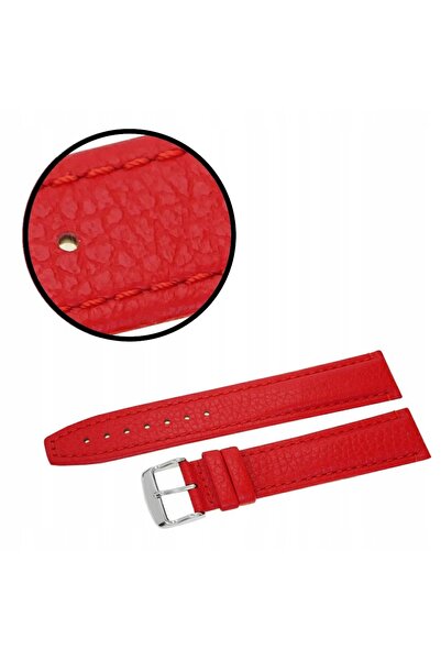 NO BRAND CUREA REDA 22 mm XL POLJOT – curea roșie, cusături roșii