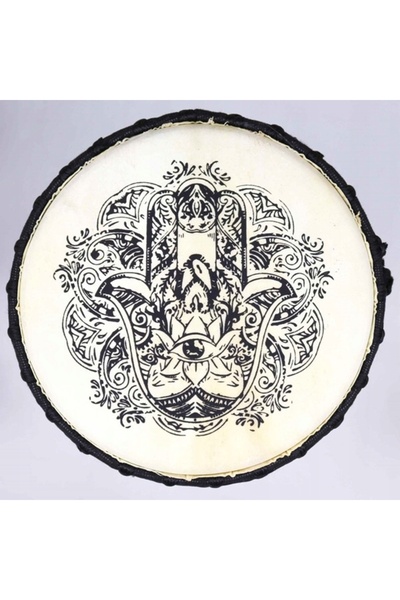 NO BRAND Tobă Djembe Artizanală - 50 cm