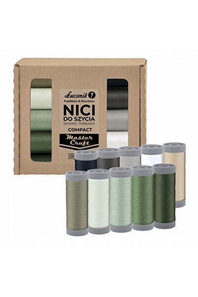Łucznik Set de ațe pentru mașina de cusut compactă Master Craft 10 x 220m