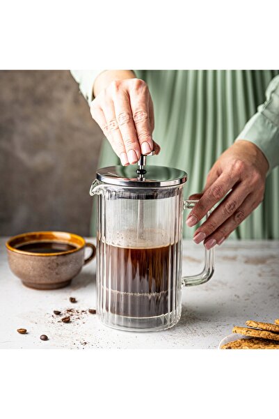 Klausberg 600ML 3 CĂNI APARAT DE FĂRĂ PENTRU CAFEA ȘI CEAI CU PISTON