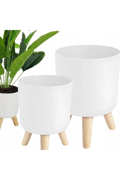 NO BRAND SET DE JARDINIERE CU PICIOARE 24x17cm 28x20,5cm, HUSĂ PENTRU JARDINI...