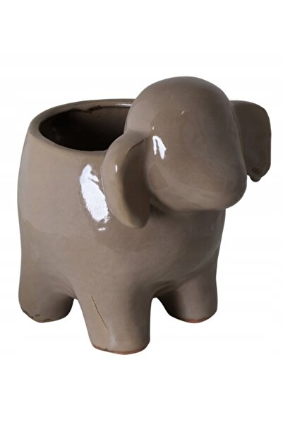 NO BRAND Ghiveci ceramic, capac, oaiețe, iarbă, decorațiune, flori