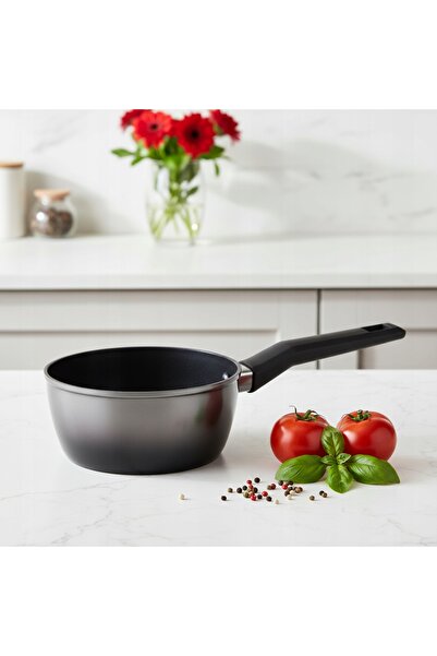 NO BRAND AMBITION OMBRE GREY Rondel 16 cm / 1.3 l / aluminiu / inducție