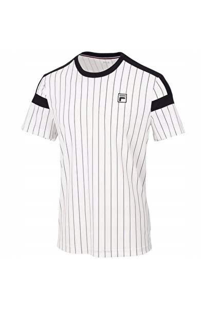 FILA Tricou de tenis cu dungi Jascha alb mărimea XXL