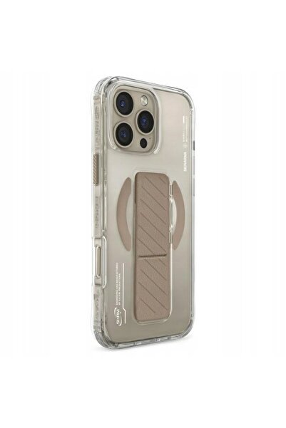 Skinarma Husă Axon Stand pentru MagSafe pentru iPhone 16 Pro Max, culoare șam...