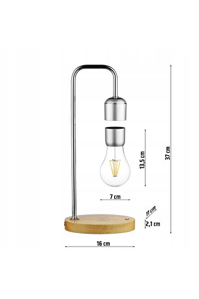 NO BRAND Lampă de veghe LED, bec intermitent, încărcător inductiv QI premium