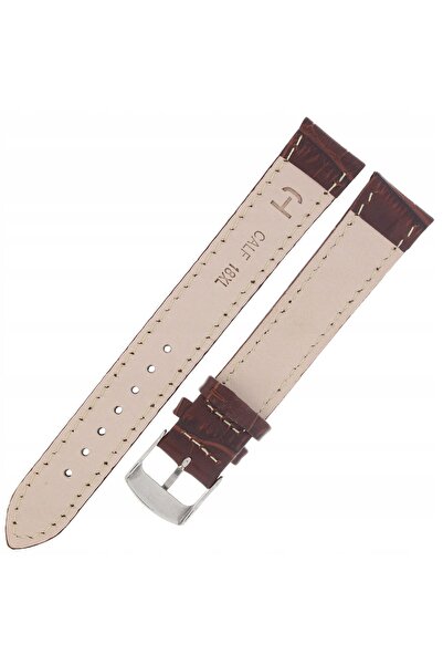 NO BRAND HORIDO 0181L - MARO ÎNCHIS - 18mm - Curea de ceas din piele