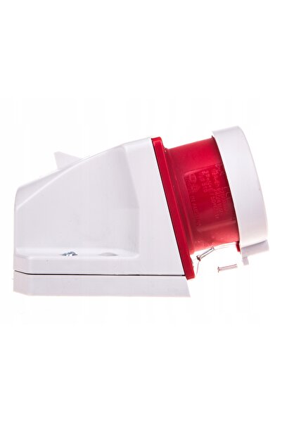 PCE Priză cu capac 16A 5P 400V roșu IP44 515-6t