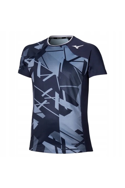 MIZUNO Tricou sport DB Shadow Graphic SS Tee albastru S