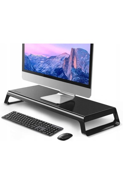 Orico Suport pentru monitor TV laptop, aluminiu, negru, până la 15 kg, 58x24x...