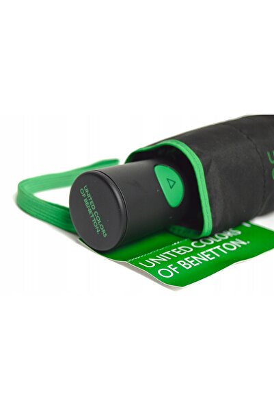 NO BRAND Umbrelă automată Benetton Mini AC - neagră