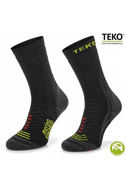teko ecoHIKE Explorer/Exodus Medium Full 3.0 Șosete Negre - S (34-37)