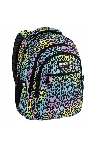NO BRAND Rucsac școlar pentru adolescente Backup Rainbow Panthera