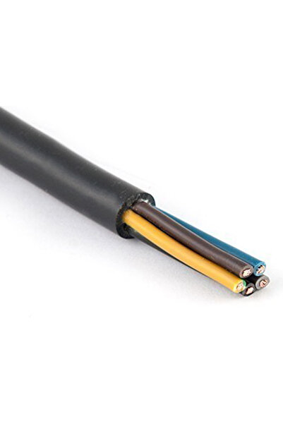 NO BRAND Cablu prelungitor ranforsat, cablu flexibil din PVC, 5x2,5 - 100m