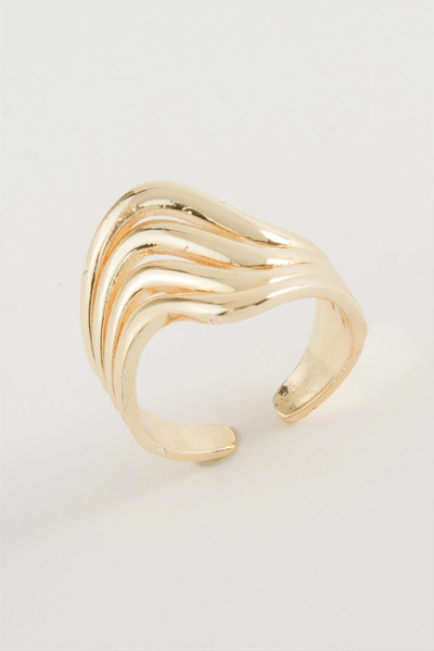 SORA GROUP Oval Metal Ring