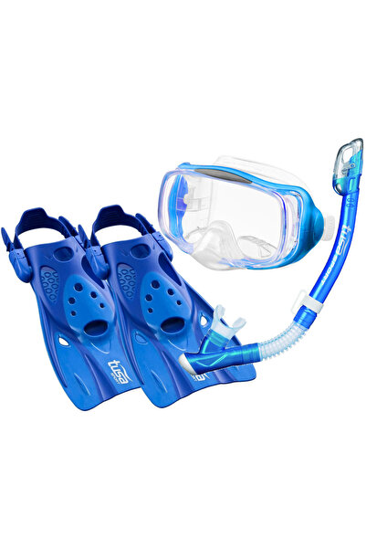 NO BRAND TUSA IMPREX Set de scufundări 3D, mască de snorkeling, tub de snorke...
