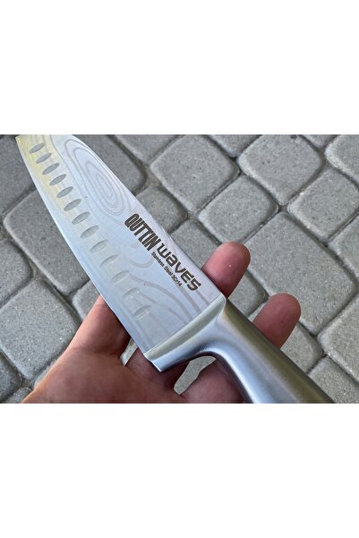 NO BRAND CUȚIT DE BUCĂTĂRIE santoku bucătărie asiatică oțel Quttin MÂNER DE O...