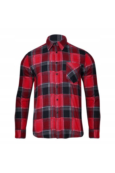 NO BRAND Cămașă de flanelă roșie, mărimea 3XL, LAHTI
