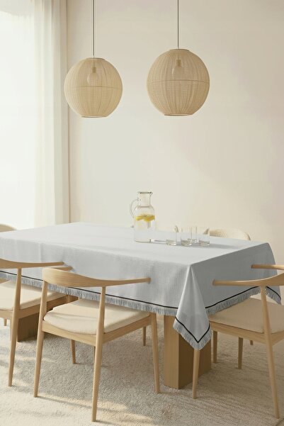 NO BRAND Față de masă elegantă, imitație de in, decorativă, naturală, 140x280...