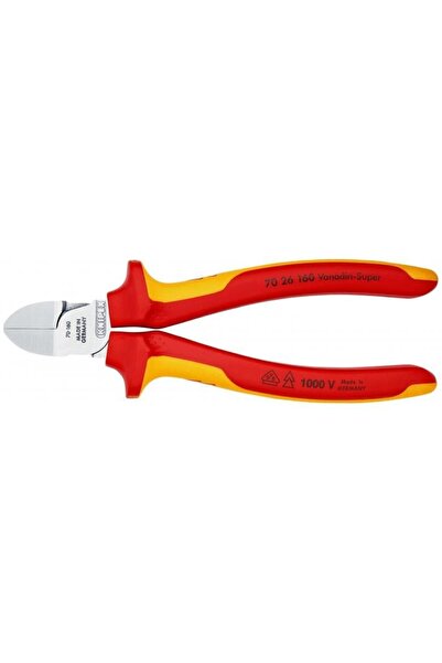 Knipex Clește tăietor cu tăiere laterală izolat 160mm 70 26 160