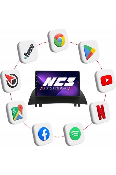 NO BRAND RADIO AUTO NCS ZQ9 RENAULT MEGANE 2 II 2002-2008 ANDROID 8GB LTE
