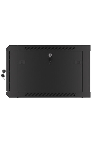 NO BRAND Dulap rack suspendat 19 " 6U 600x600 cu ușă neagră metalic lanber