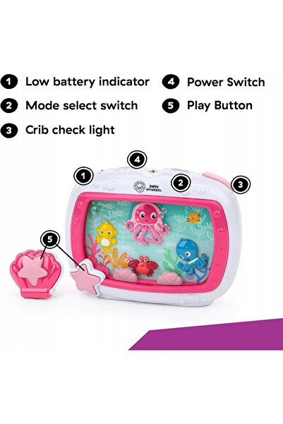 Hape BABY EINSTEIN – LAMPĂ CU MELODIE, DE MONTAT PE PĂTUȚ