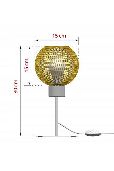 NO BRAND Lampă de masă cu întrerupător pe masă 488-L1 LED E27 stil GLAMOUR