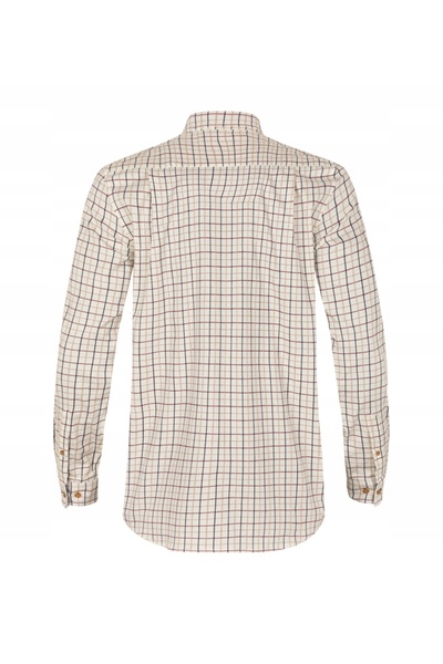 NO BRAND CAMASĂ SEELAND OXFORD SHOOTING - Albastru Clasic/Carouri Merlot - 2XL