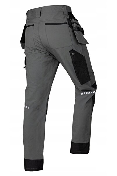NEO Tools Pantaloni de lucru pentru bărbați, elastici în 4 direcții, cu buzun...