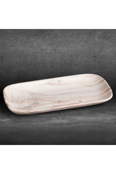 NO BRAND Vas decorativ autentic (01) 30X16X3 CM ALB