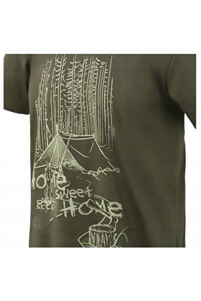 NO BRAND Tricou HELIKON HOME SWEET HOME - Verde Taiga - L