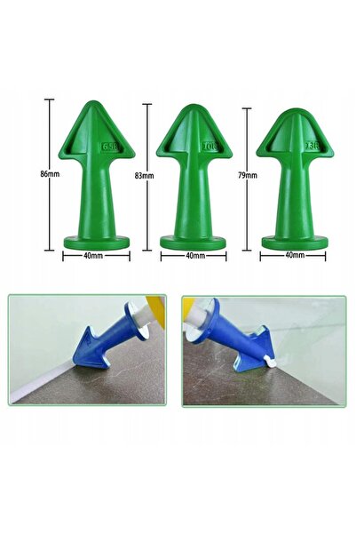 Silver SET DE VÂRFURI DE CAUCIUC PENTRU SILICON PROFESIONAL
