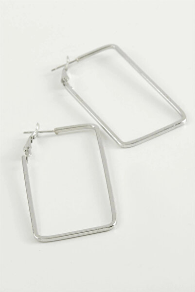 SORA GROUP Rectangular Hoop Earrings 6 cm