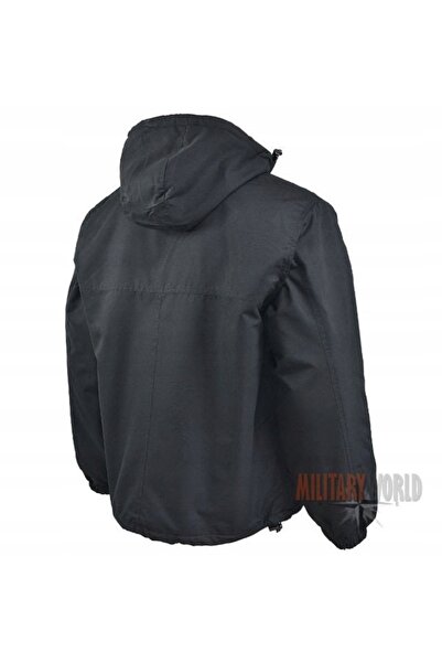 Mil-Tec Geacă cu glugă Anorac de iarnă Negru 3XL