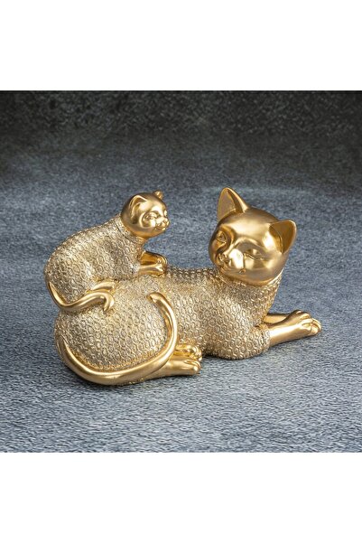 NO BRAND Figurină decorativă HARIS (06) 9 X 19 X 12 CM AURIE