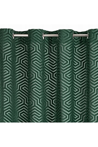 NO BRAND PERDEA GATA CONFECȚIONATĂ INGA 140 X 250 CM VERDE ÎNCHIS