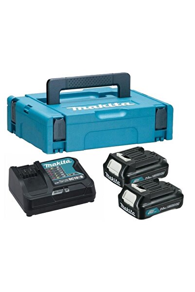 Makita Kit de alimentare 197658-5 CXT încărcător 12V acumulator 2x2,0Ah valiză