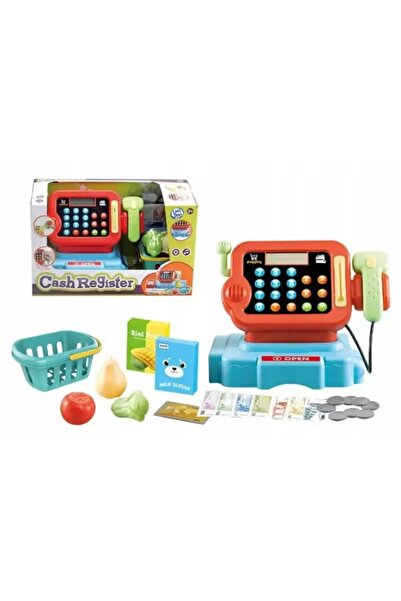 Swede Jucărie interactivă casă de marcat cu calculator și accesorii